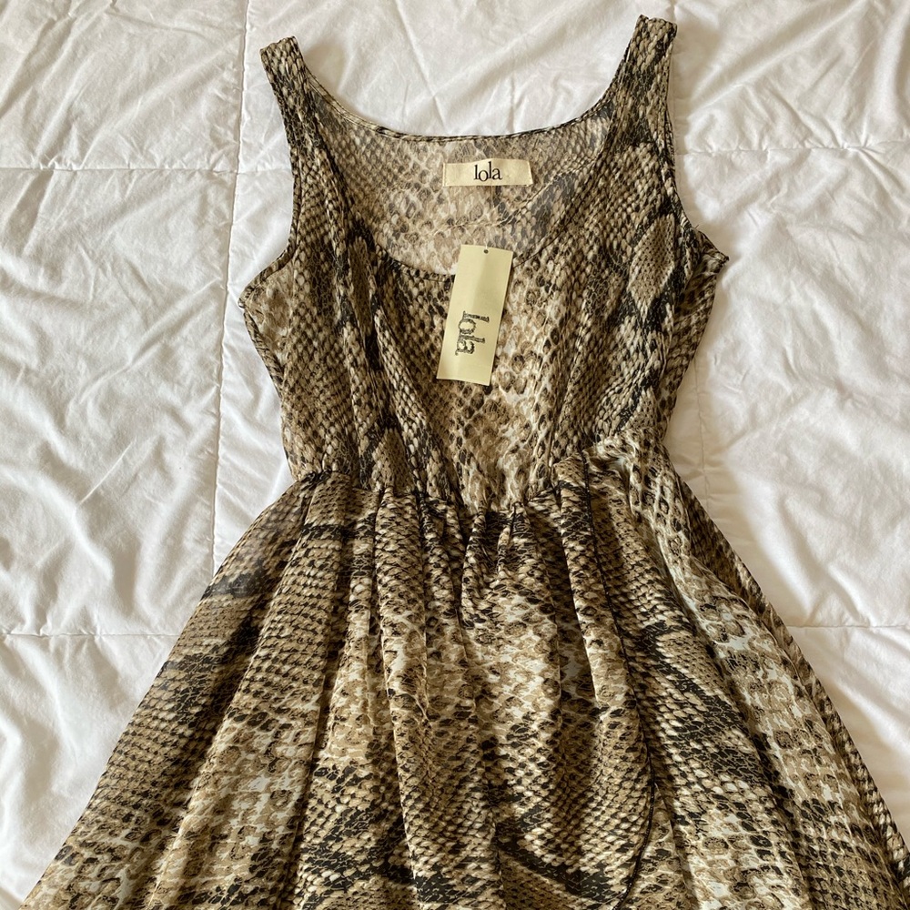 Large Lola Multi Color High/Low Dress